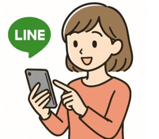 ライン　スマホ　イメージ画像